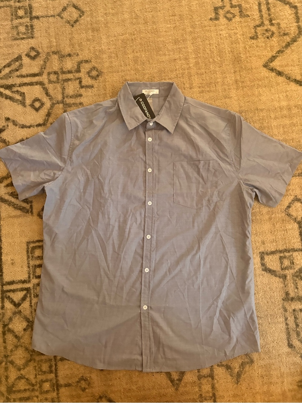NWT! Men’s tee button down